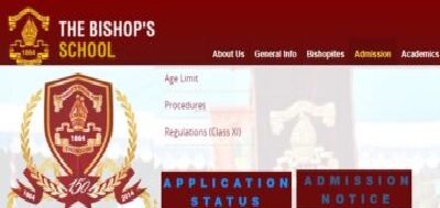 Bishop School Pune Admission Online Application, Status, Fees - www.thebishopsschool.org