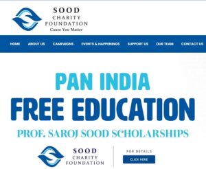 {Last Date} soodcharityfoundation.org Registration - Sonu Sood Scholarship Apply Online