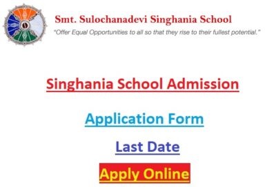 singhaniaschool.org - Singhania School Admission Application Form, Fee Structure