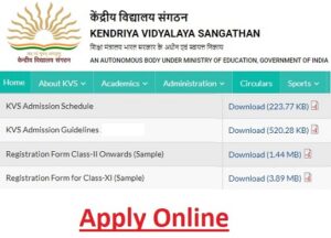 kv class 11 admission 2024 25 fees