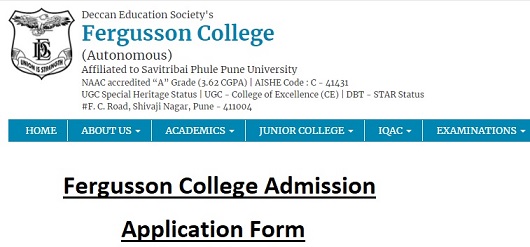 {www.fergusson.edu} Fergusson College Admission Application Form Last Date, Entrance Exam, Syllabus, Merit List