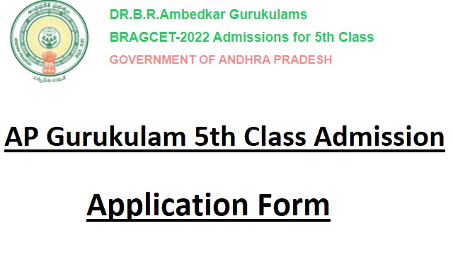 {apgpcet.apcfss.in} AP Gurukulam 5th Class Admission Application Form Last Date, Notification