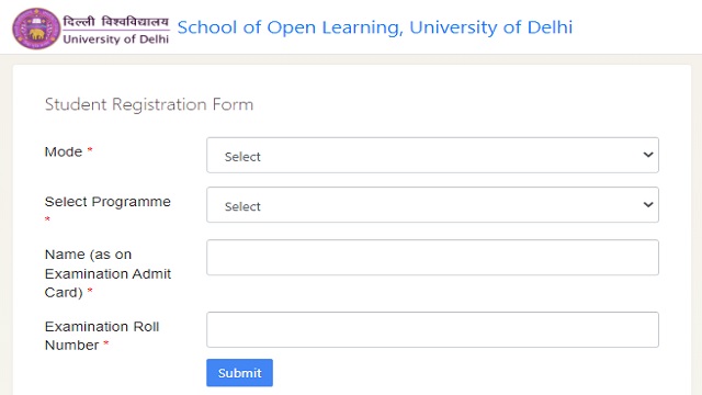 solobe.uod.ac.in Registration 2023 DU Sol OBE UOD Portal Login {Student Portal}