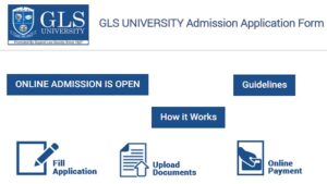 GLS University Admission Form 2023 Last Date glsuniversity.ac.in Login