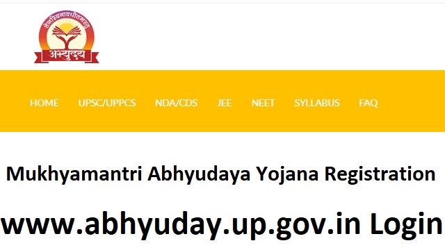 abhyuday.up.gov.in Registration 2022 Last Date abhyuday up gov in Login, Exam Date