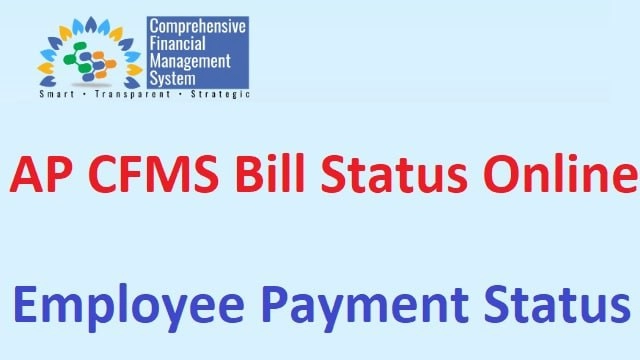 AP CFMS Bill Status 2023 Online @ cfms.ap.gov.in Login Employee Pay Details, Payment Status