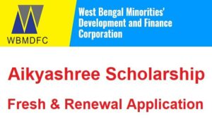 Aikyashree Scholarship 2023-24 Apply @ wbmdfc.org Login, Status Check