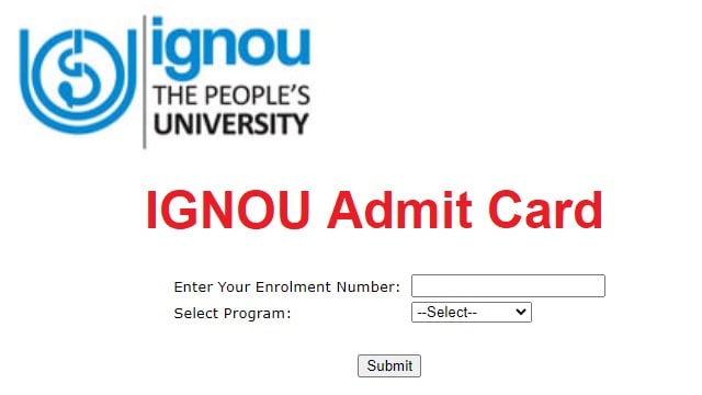 IGNOU Admit Card 2022 TEE December Out, Download Hall Ticket, Exam Date