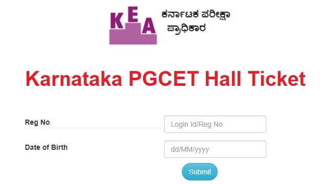 Karnataka PGCET Hall Ticket 2022 Download @ kea.kar.nic.in Exam Date