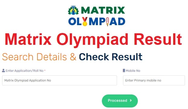 Matrix Olympiad Result 2022 Link Out @ mof.matrixedu.in Stage 1 Merit List