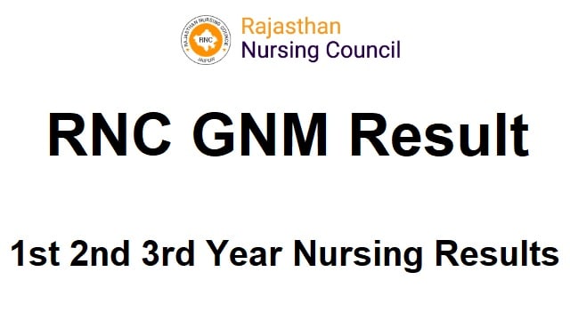 RNC GNM Result 2022 Link Out @ rncexam.in 1st 2nd 3rd Year Nursing Results