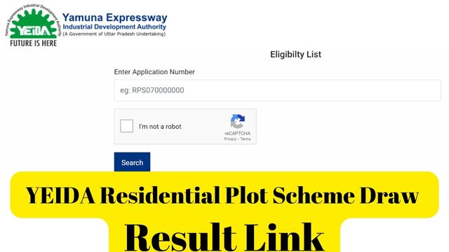YEIDA Residential Plot Scheme Draw Result Link
