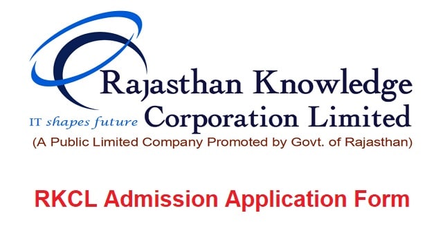 RKCL Admission Apply Online @ www.rkcl.in Application Form Last Date