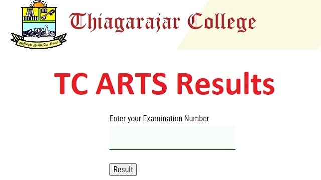 TC ARTS Results Link Out @ www.tcarts.in UG & PG Result