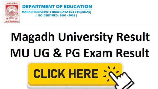 Magadh University Result 2023 Part 1, 2, 3 @ www.magadhuniversity.ac.in