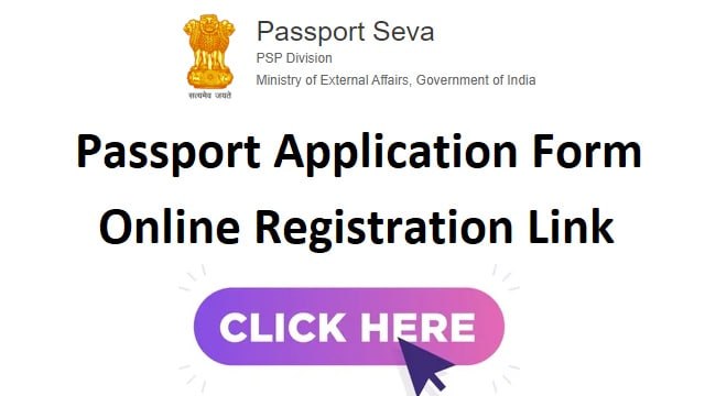 Passport Application Form Online Registration 2023 Apply Online @ passportindia.gov.in
