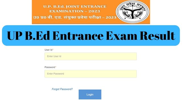UP B.Ed Entrance Exam Result