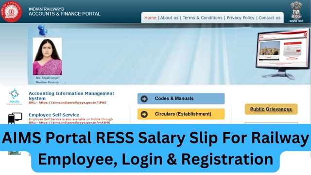 AIMS Portal 2023 RESS Salary Slip For Railway Employee, Login & Registration