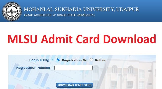 MLSU Admit Card Name Wise @ mlsuportal.in 1st 2nd 3rd Year Hall Ticket