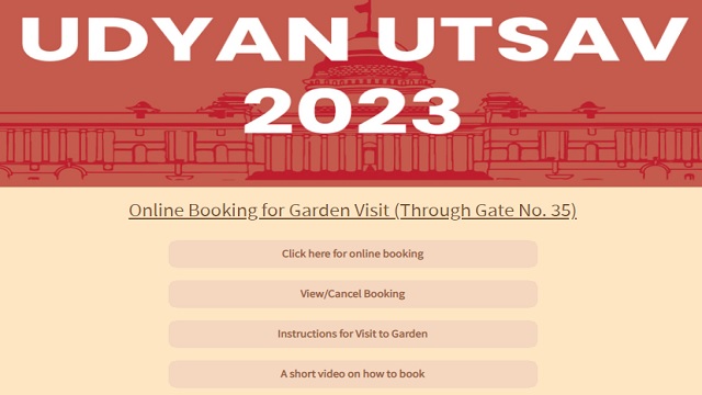 Mughal Garden Online Ticket Booking 2023 Link, Amrit Udyan Ticket Price, Entry Time