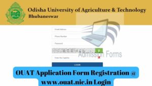 OUAT Application Form Registration @ www.ouat.nic.in Login
