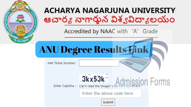 ANU Degree Results Link