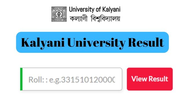 Kalyani University Result Link