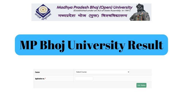 MP Bhoj University Result