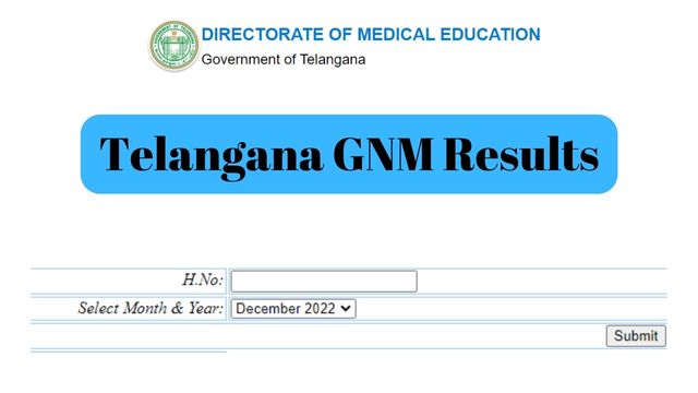 Telangana GNM Results