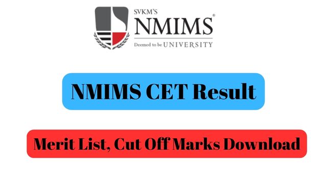 NMIMS CET Result