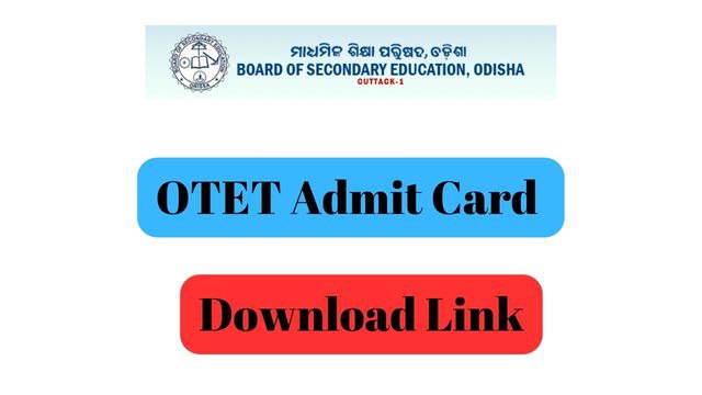OTET Admit Card