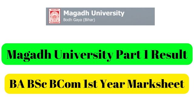 Magadh University Part 1 Result