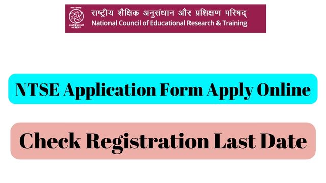 NTSE Application Form Apply Online
