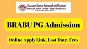 BRABU PG Admission