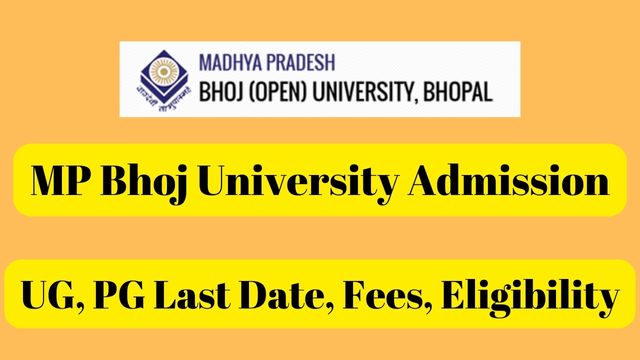 MP Bhoj University Admission