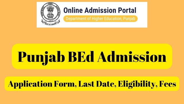 Punjab BEd Admission