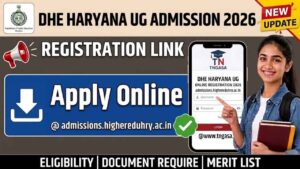 DHE Haryana UG Admission 2026