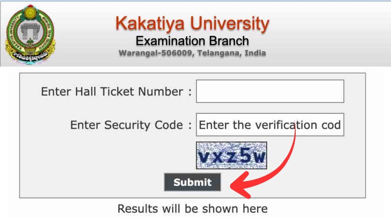 Kakatiya University Results