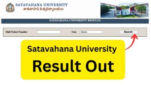 Satavahana University Result