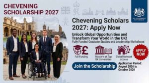 Chevening Scholarship 2027