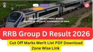 RRB Group D Result 2026