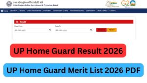 UP Home Guard Result 2026